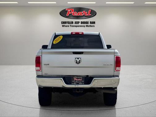 Bright Silver Clearcoat Metallic 2018 RAM 2500 Laramie Crew Cab 4x4 6'4' Box
