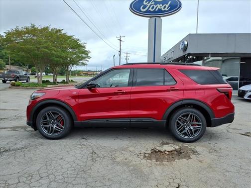 Rapid Red Metallic Tinted Clearcoat 2026 Ford Explorer ST-Line