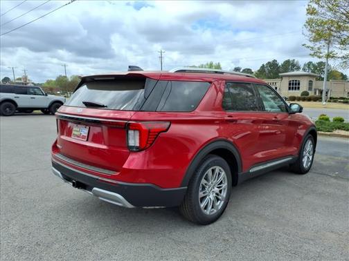 Rapid Red Metallic Tinted Clearcoat 2026 Ford Explorer Platinum