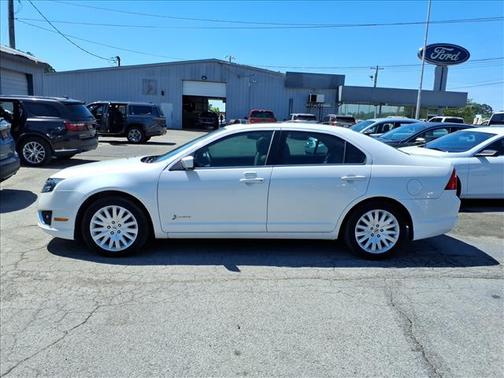 White Platinum Metallic Tri-Coat 2012 Ford Fusion Hybrid Base