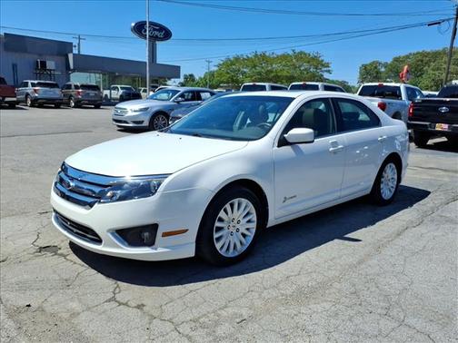 White Platinum Metallic Tri-Coat 2012 Ford Fusion Hybrid Base