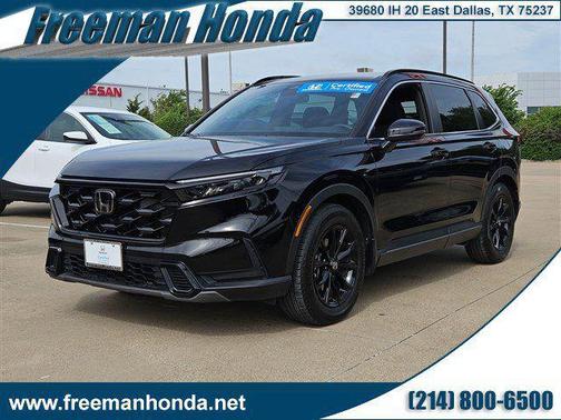 Crystal Black Pearl 2024 Honda CR-V Hybrid Sport FWD