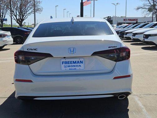 Platinum White Pearl 2026 Honda Civic Sport