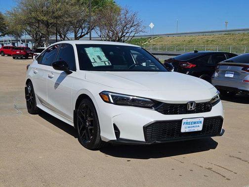 Platinum White Pearl 2026 Honda Civic Sport