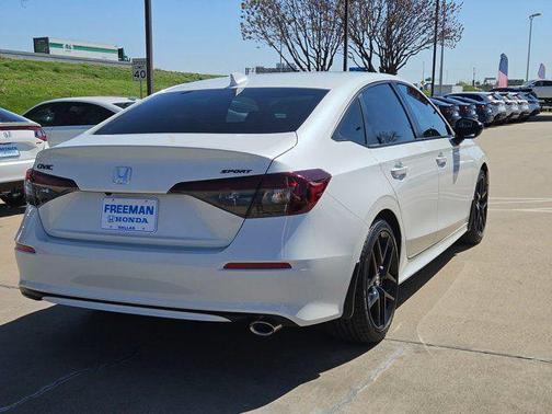 Platinum White Pearl 2026 Honda Civic Sport