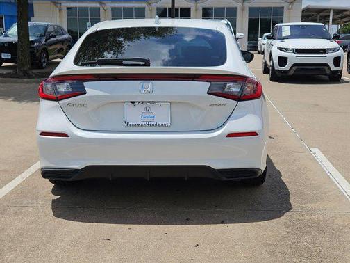Platinum White Pearl 2024 Honda Civic Sport
