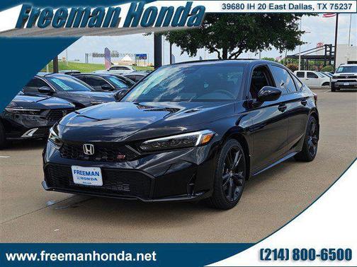 Crystal Black Pearl 2026 Honda Civic Si Base Sedan