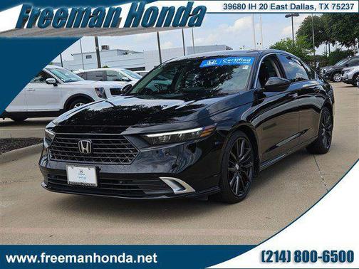 Crystal Black Pearl 2025 Honda Accord Hybrid Touring