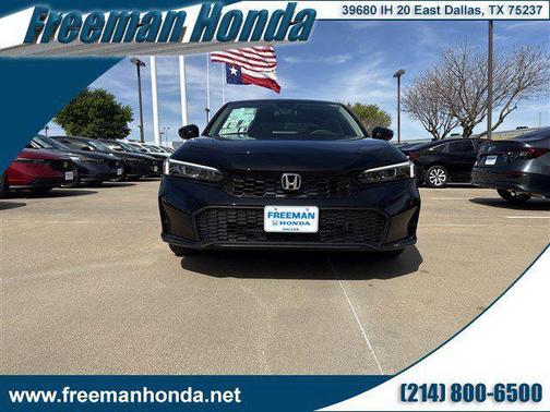 Crystal Black Pearl 2026 Honda Civic LX Sedan