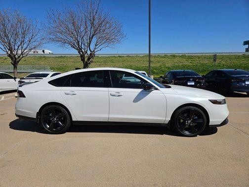 Platinum White Pearl 2026 Honda Accord Hybrid Sport-L