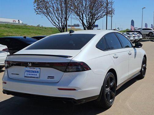 Platinum White Pearl 2026 Honda Accord Hybrid Sport-L