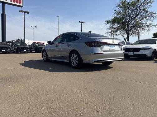 Solar Silver Metallic 2026 Honda Civic LX