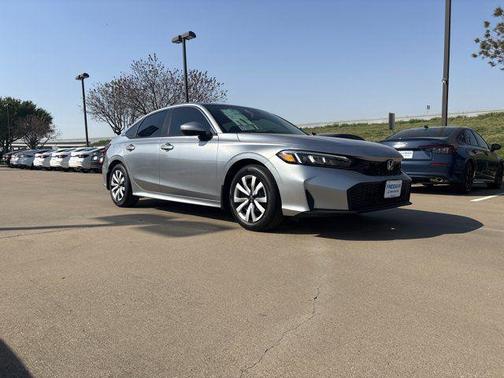 Solar Silver Metallic 2026 Honda Civic LX