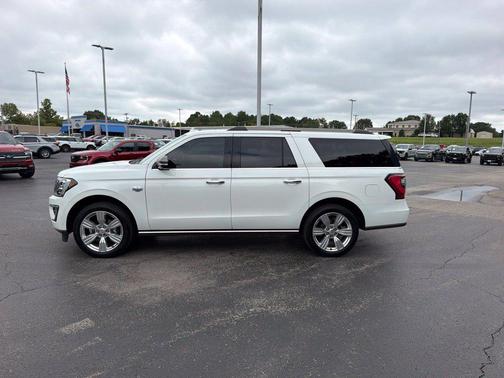 Star White Metallic Tri-Coat 2021 Ford Expedition Max King Ranch