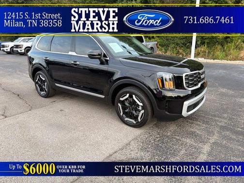 Ebony Black 2025 Kia Telluride S