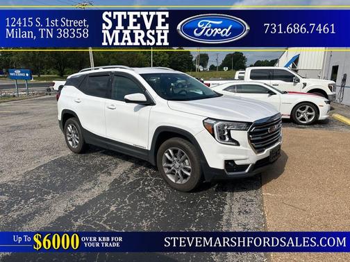 Summit White 2024 GMC Terrain SLT