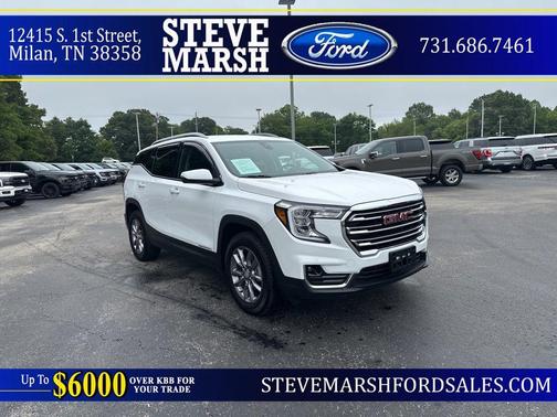 Summit White 2024 GMC Terrain SLT