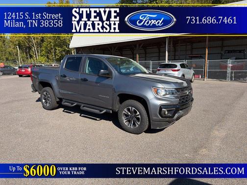Satin Steel Metallic 2021 Chevrolet Colorado Z71