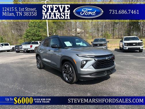 Sterling Gray Metallic 2025 Chevrolet Trailblazer RS