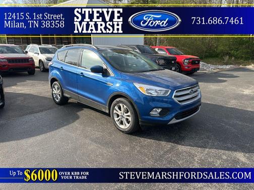 Blue Metallic 2018 Ford Escape SE