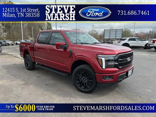 Ruby Red Metallic Tinted Clearcoat 2026 Ford F-150 Lariat Truck