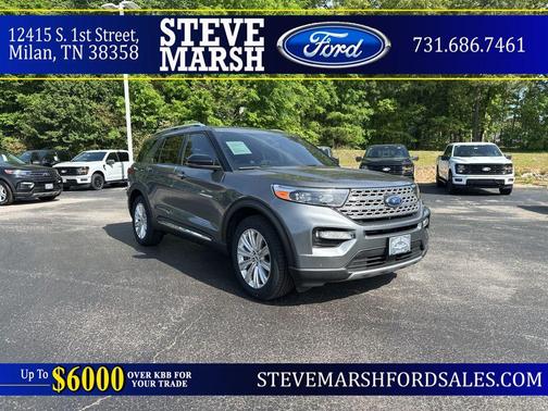 Carbonized Gray Metallic 2023 Ford Explorer Limited