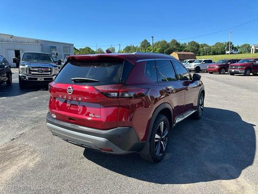 Red 2021 Nissan Rogue SL