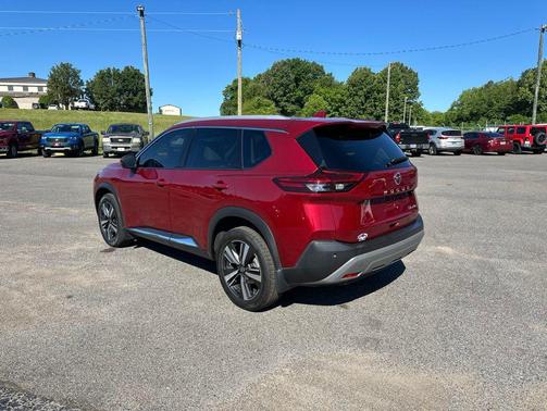 Red 2021 Nissan Rogue SL