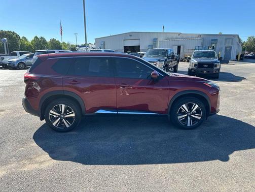 Red 2021 Nissan Rogue SL