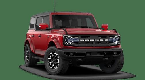 Ruby Red Metallic Tinted Clearcoat 2026 Ford Bronco Outer Banks