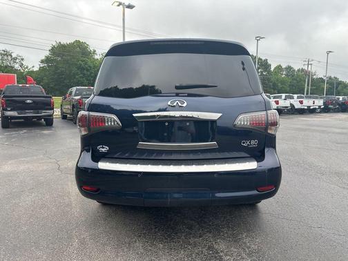 Hermosa Blue 2017 INFINITI QX80 Limited