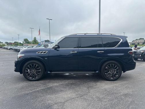 Hermosa Blue 2017 INFINITI QX80 Limited