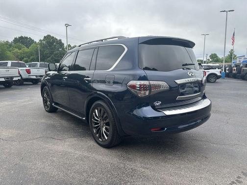 Hermosa Blue 2017 INFINITI QX80 Limited