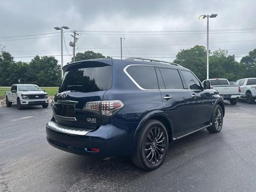 Hermosa Blue 2017 INFINITI QX80 Limited