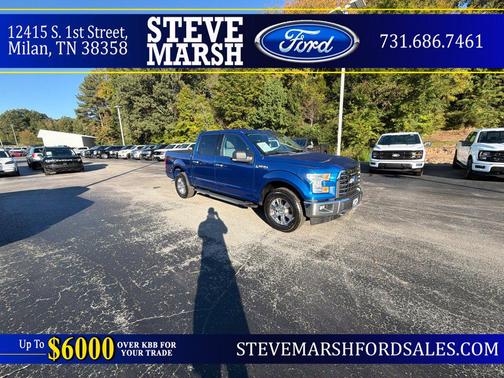 Lightning Blue 2017 Ford F-150 XLT