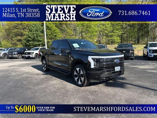 Agate Black Metallic 2022 Ford F-150 Lightning Platinum