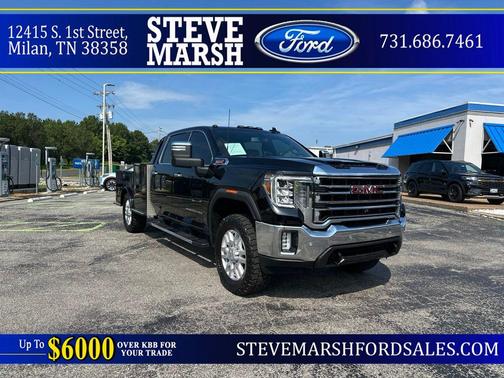 Onyx Black 2022 GMC Sierra 3500 SLT