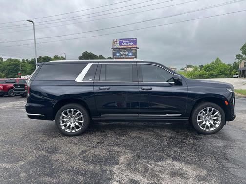 Dark Moon Blue Metallic 2021 Cadillac Escalade ESV Premium Luxury Platinum