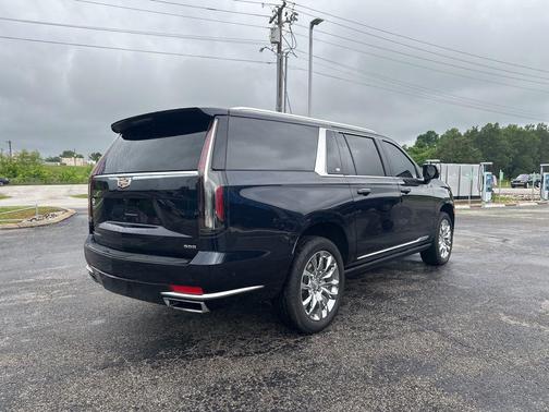 Dark Moon Blue Metallic 2021 Cadillac Escalade ESV Premium Luxury Platinum