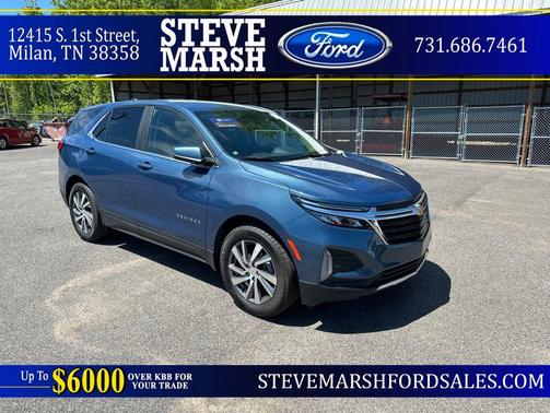 Lakeshore Blue Metallic 2024 Chevrolet Equinox 1LT