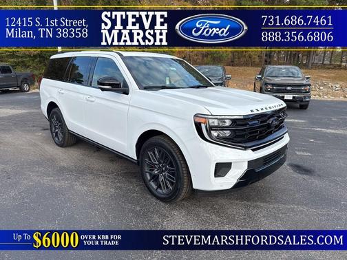 Oxford White 2025 Ford Expedition Platinum SUV
