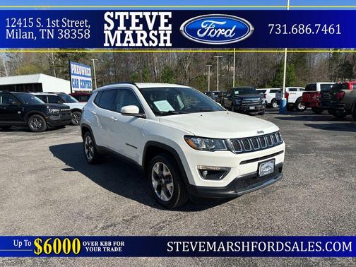 White Clearcoat 2020 Jeep Compass Limited