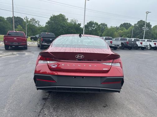 Ultimate Red 2025 Hyundai ELANTRA HEV Blue