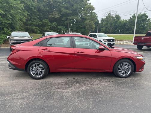 Ultimate Red 2025 Hyundai ELANTRA HEV Blue