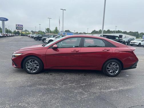 Ultimate Red 2025 Hyundai ELANTRA HEV Blue