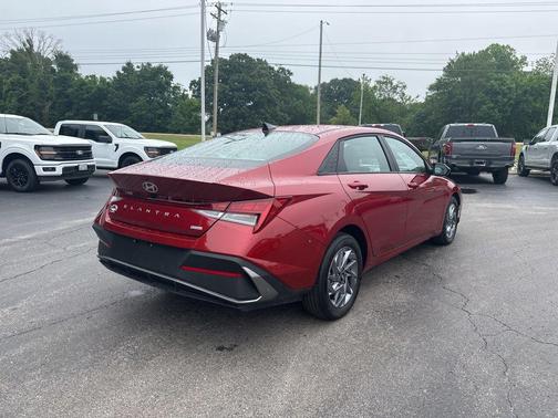 Ultimate Red 2025 Hyundai ELANTRA HEV Blue