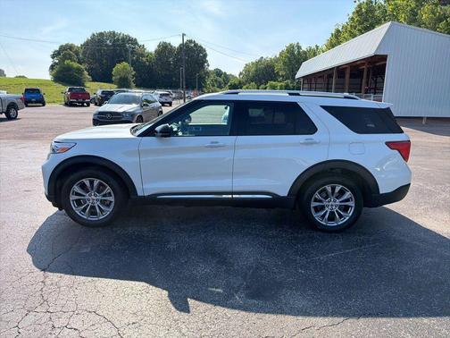 Star White Metallic Tri-Coat 2020 Ford Explorer Limited