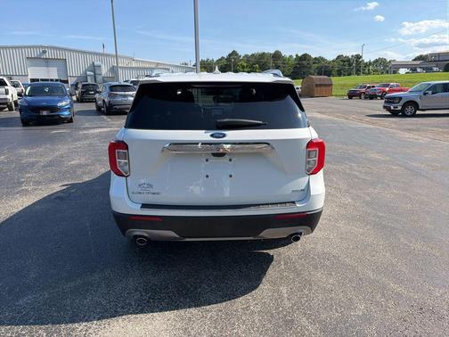 Star White Metallic Tri-Coat 2020 Ford Explorer Limited