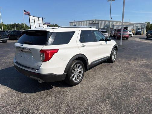 Star White Metallic Tri-Coat 2020 Ford Explorer Limited