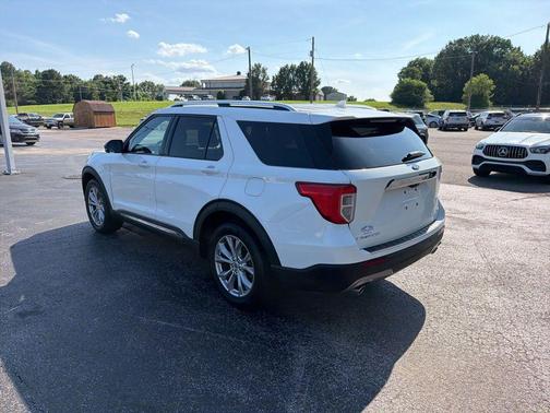 Star White Metallic Tri-Coat 2020 Ford Explorer Limited